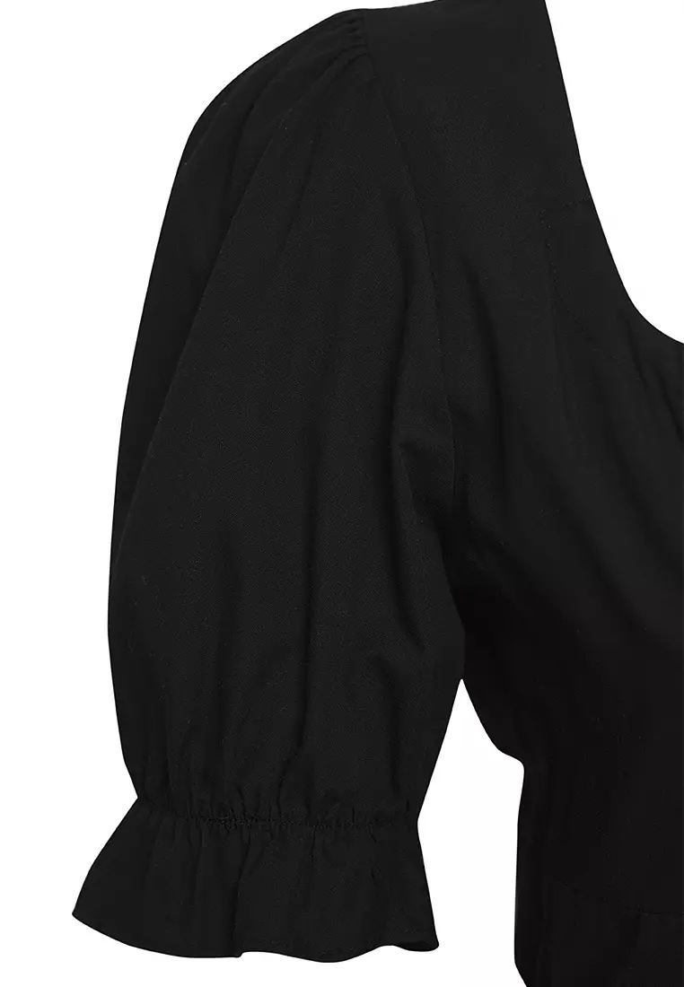 Plus Size Cotton Midi Dress