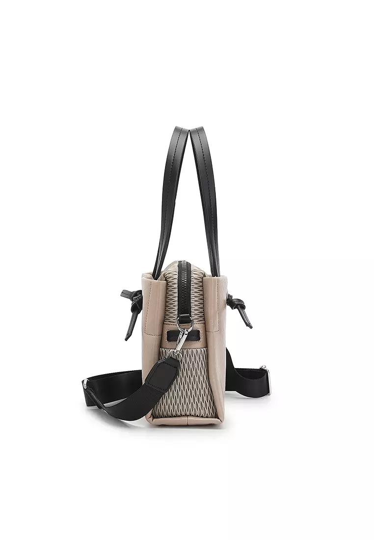 Women's Top Handle Bag / Sling Bag / Crossbody Bag - Khaki