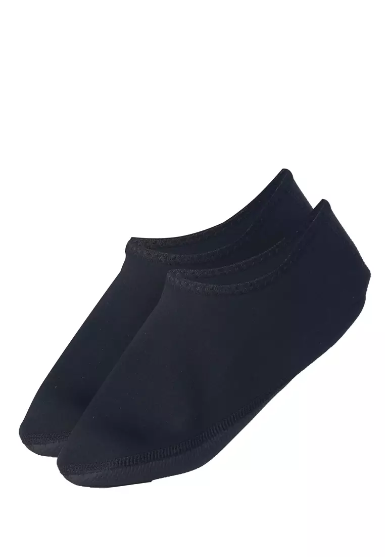 Otse Sepatu Pantai Slip On Pria & Wanita Aqua Beach Slippers Size L Light Weight material Rubber ORIGINAL - Black