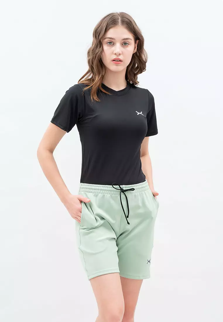 FLEXZONE Women Sports Short Pants Marathon 2.0 Series Mint