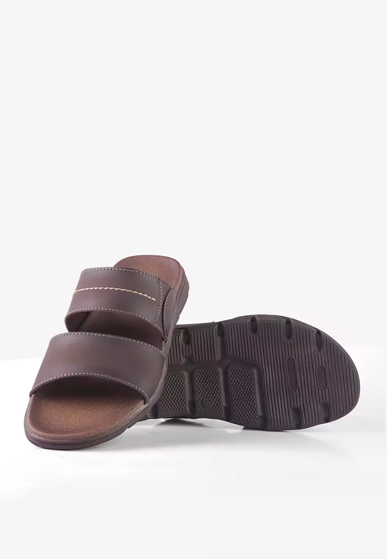 Sandal Jepit Pria Flip Flop Kulit Anti Slip M.Franz 02