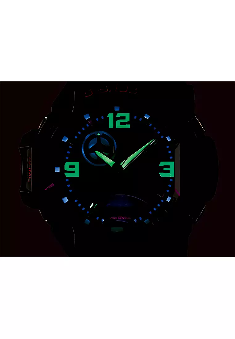 Jam Tangan Casio G-Shock GA-1000-4B Master Of G - Air Gravity Master Analog Digital - Resin Band