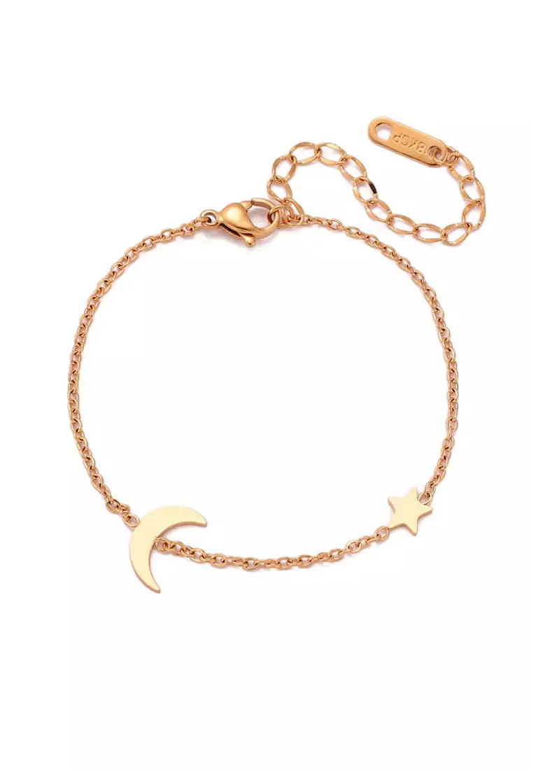 Gold moon clearance bracelet