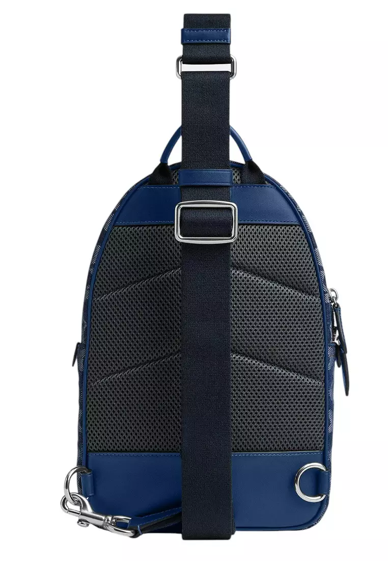 Mens Charter Pack In Signature Denim - Deep Blue