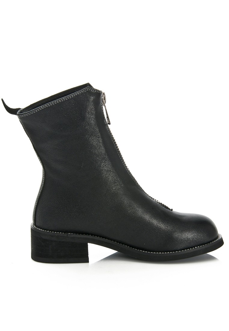 Lamb Leather Zipper Riding Boots BS513