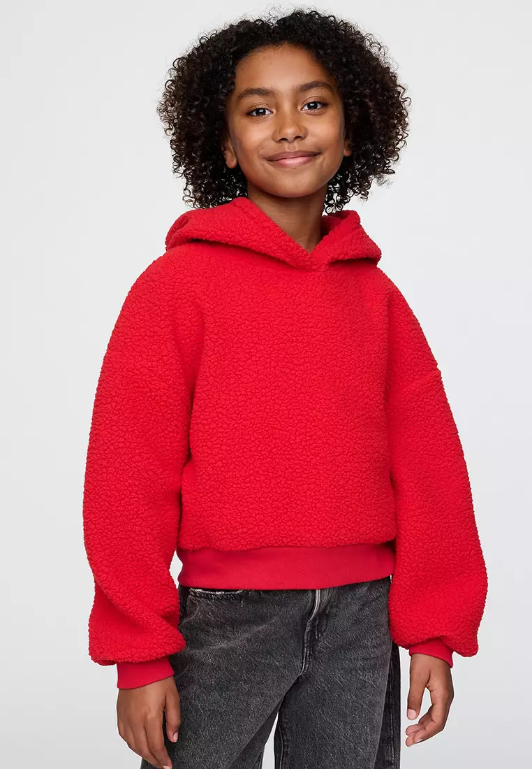 Gap sherpa hoodie hot sale