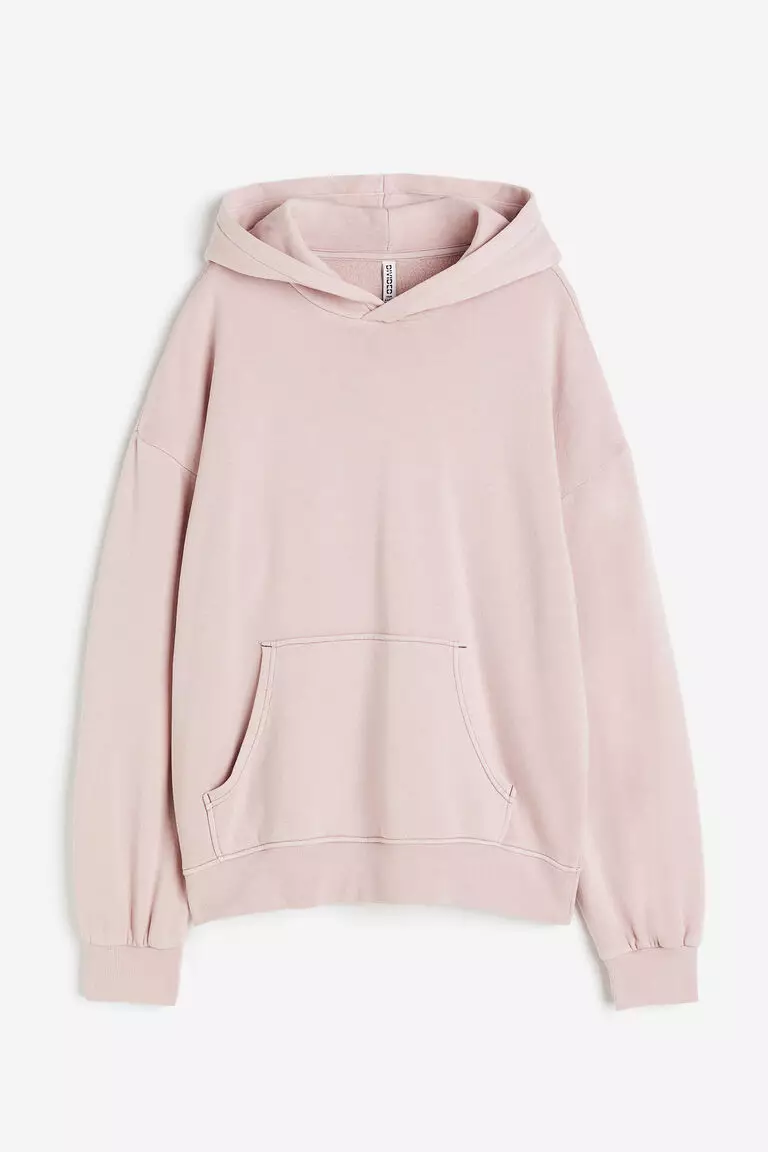 Oversized Washed-look Hoodie