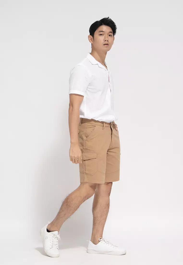 Celana Pendek Cargo Slimfit Tan OXCON Short Pants