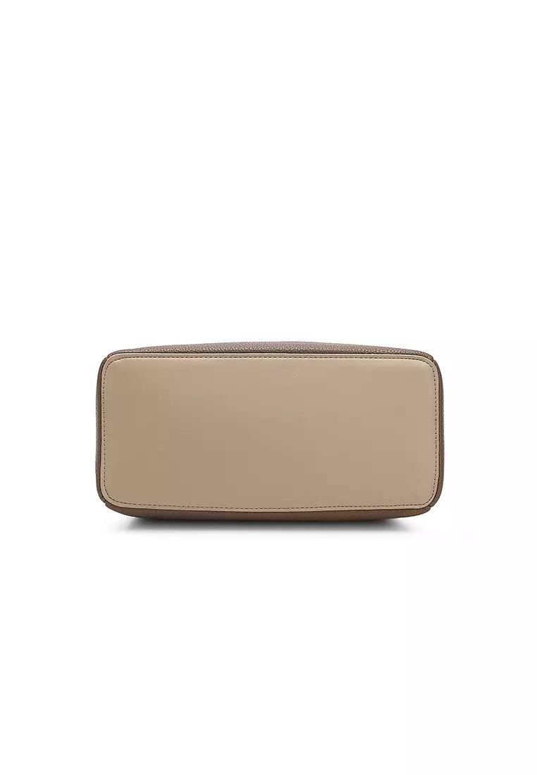 Women's Top Handle Bag / Sling Bag / Crossbody Bag / Shoulder Bag (Tas Tangan Wanita / Tas Selempang Wanita / Tas Bahu Wanita) - Cokelat