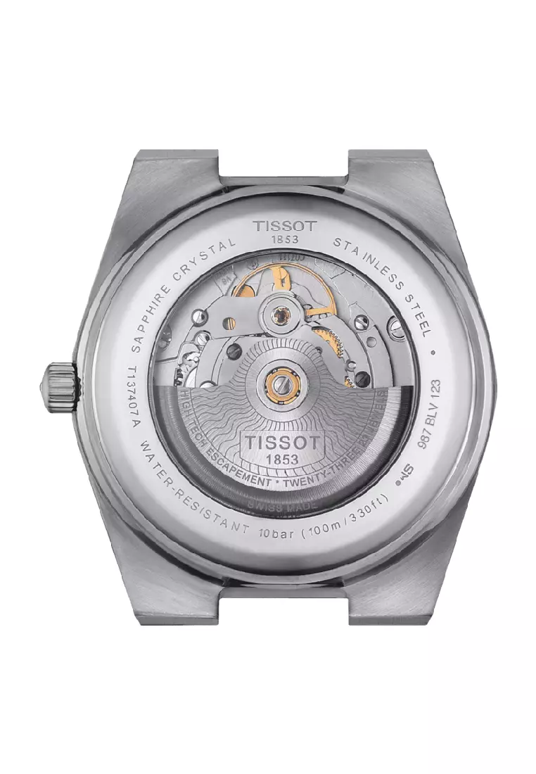 Tissot Prx Powermatic 80 Dial Ice blue Stainless Steel Men's Watch T1374071135100
