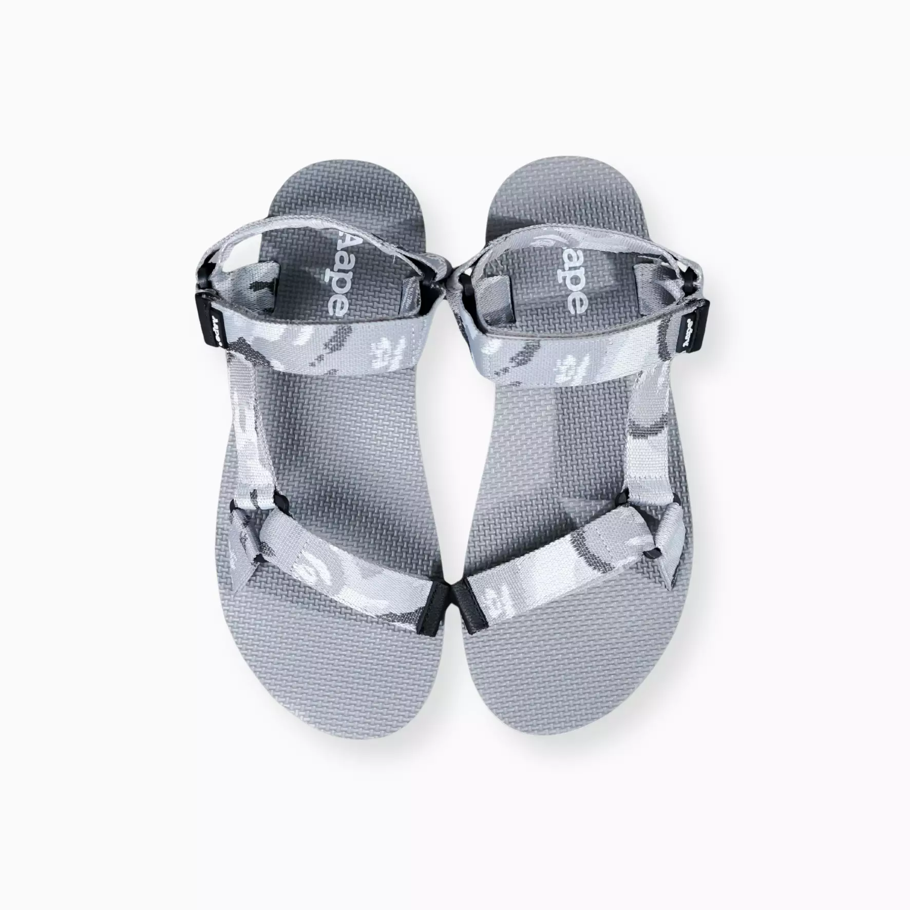 Sandal AAPE CAMO GREY STRAP SANDAL 100% ORIGINAL