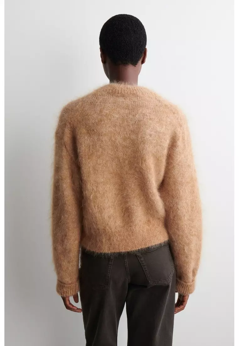 MOHAIR-WOOL CREW-NECK JUMPER