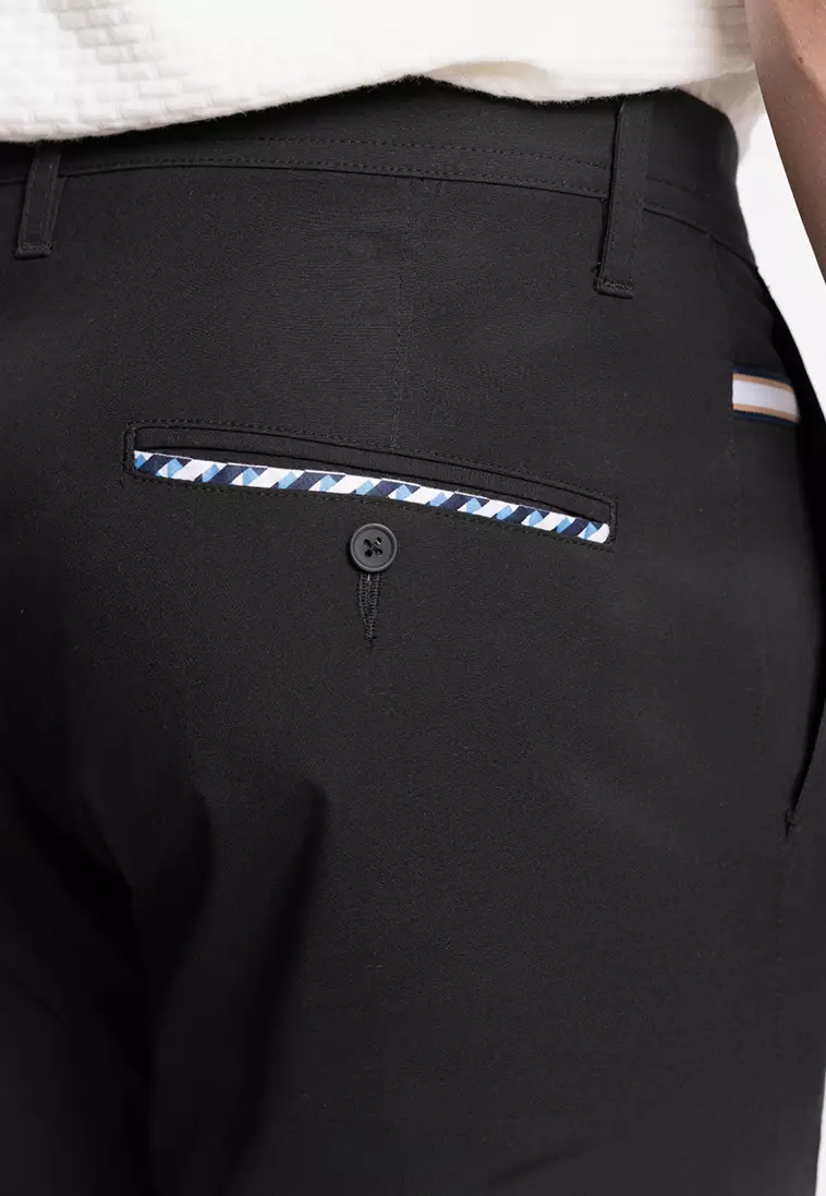 MOC Celana Panjang Ankle Pants Pria Rory - Black