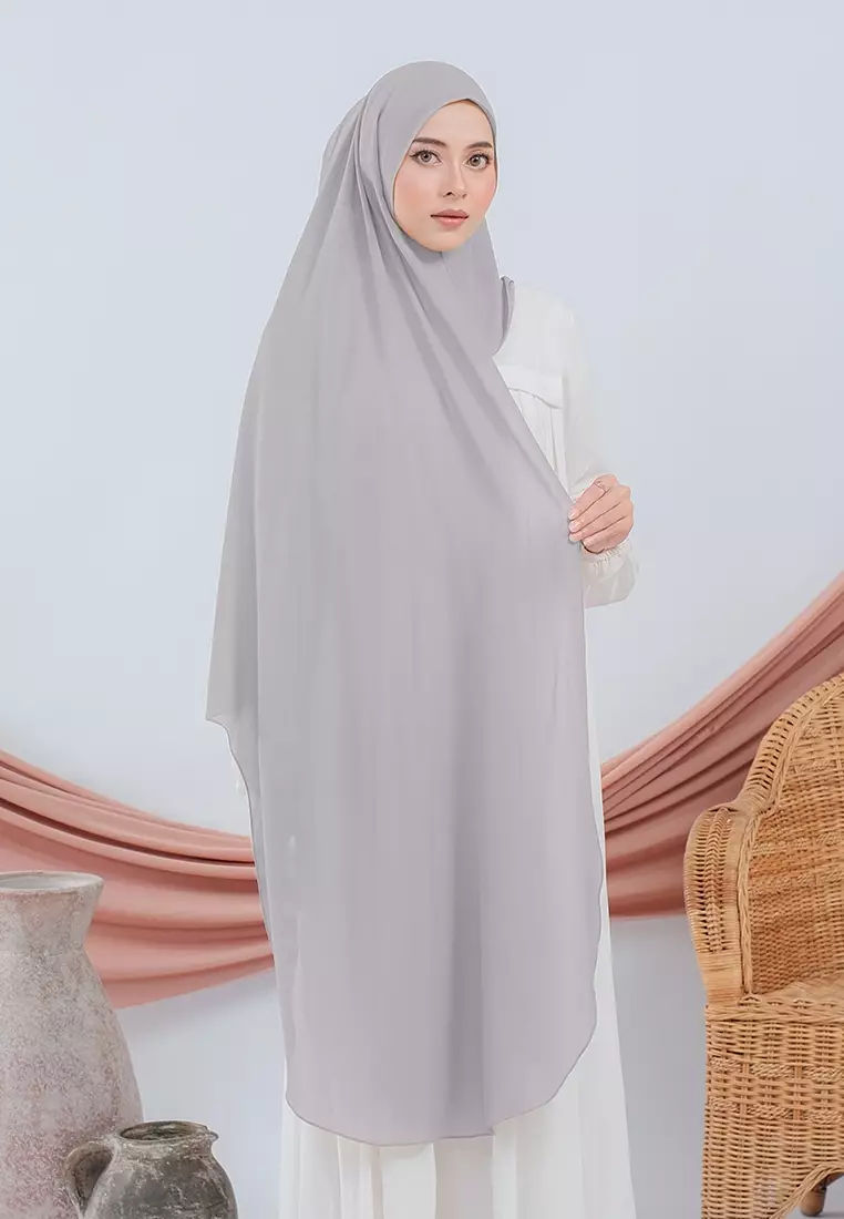HIJAB INSTAN SABIYA - GREY