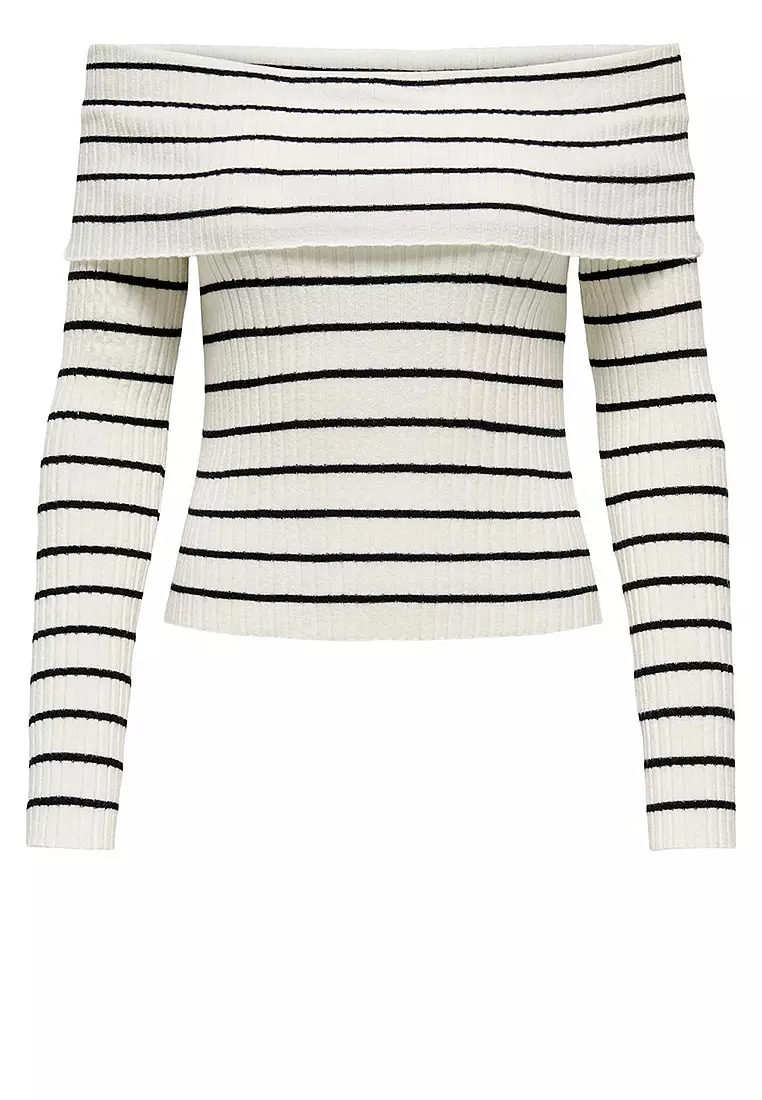 Liva Life L/S Off Shoulder Pullover