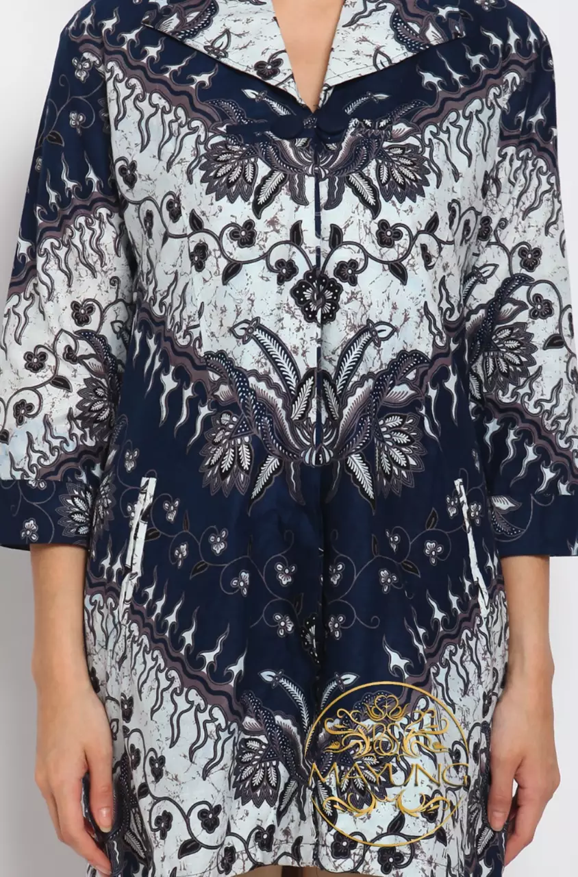 Tunik Batik Gelung Biru