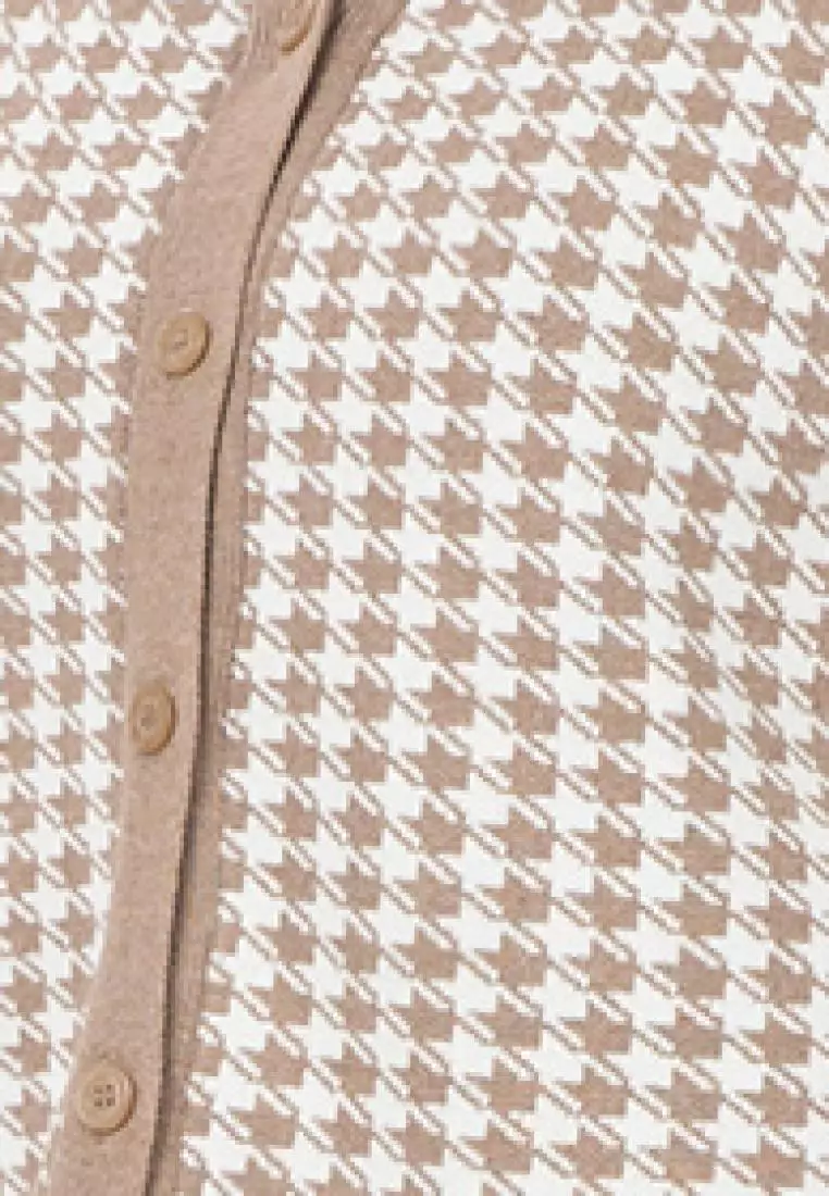 Hazel Vest Knit in Brown