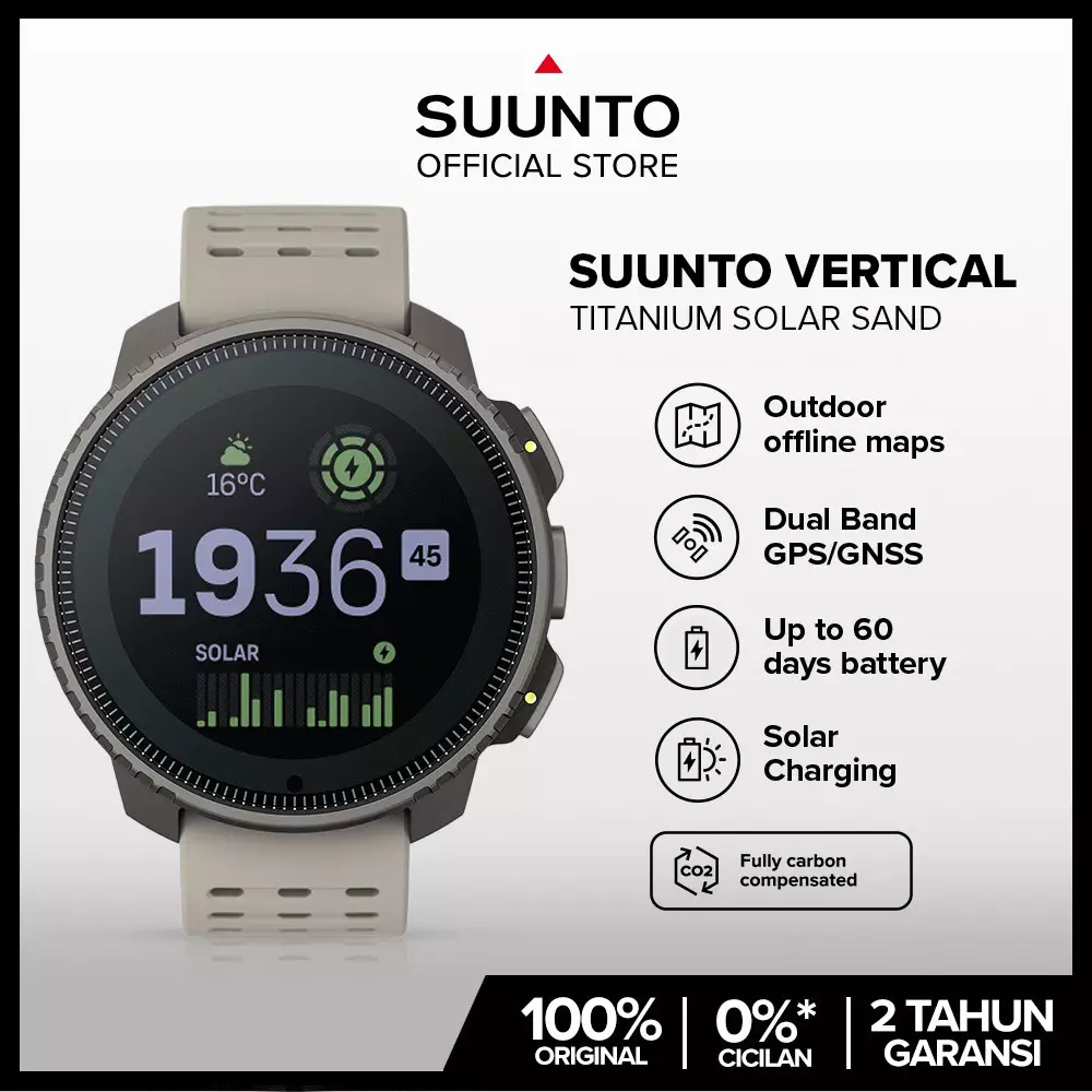 Suunto Vertical Titanium Solar Sand - The ultimate adventure watch