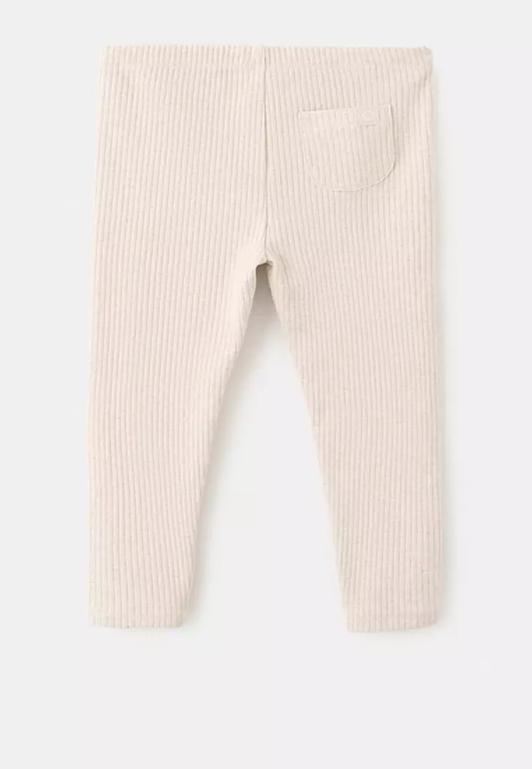 Cotton Ribbed Leggings