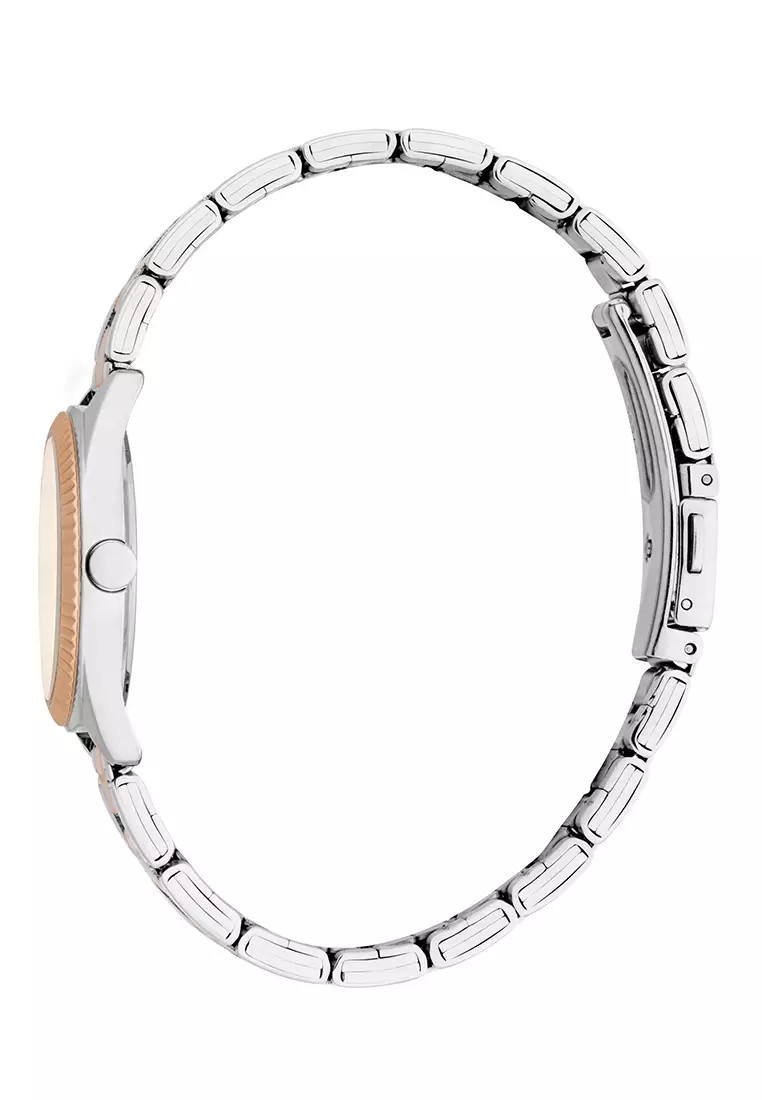 Esprit River Two Tone Stainless Steel Analog Watch For Women EES1L419M0065