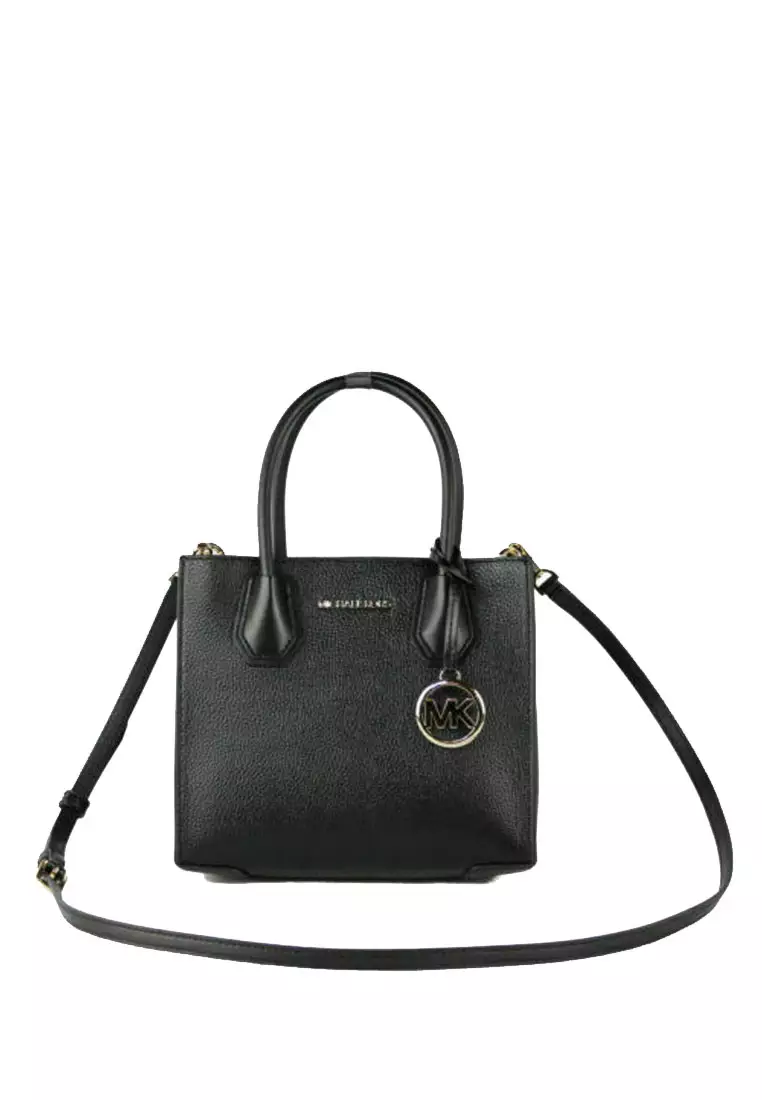 Michael Kors Mercer Medium Pebbled Leather Crossbody Bag