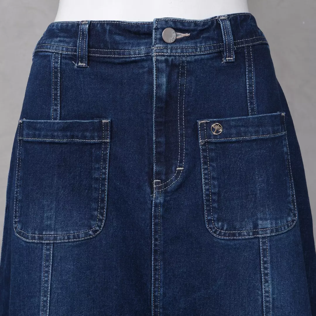 Triset Casual Skirt Jeans Wanita - TN301281033