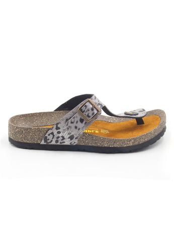 SoleSimple silver Rome - Leopard Silver Sandals & Flip Flops & Slipper 1348ASHD69AF8EGS_1