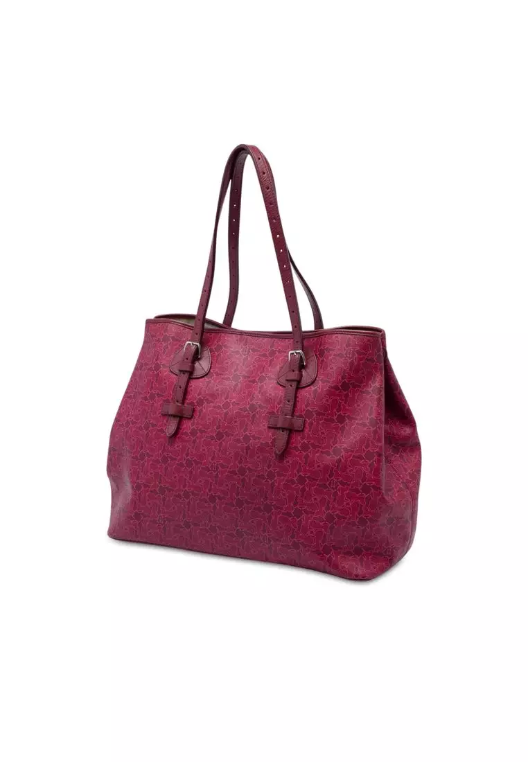 Pre-Loved Celine Coated Canvas Le Horse Carriage Tote