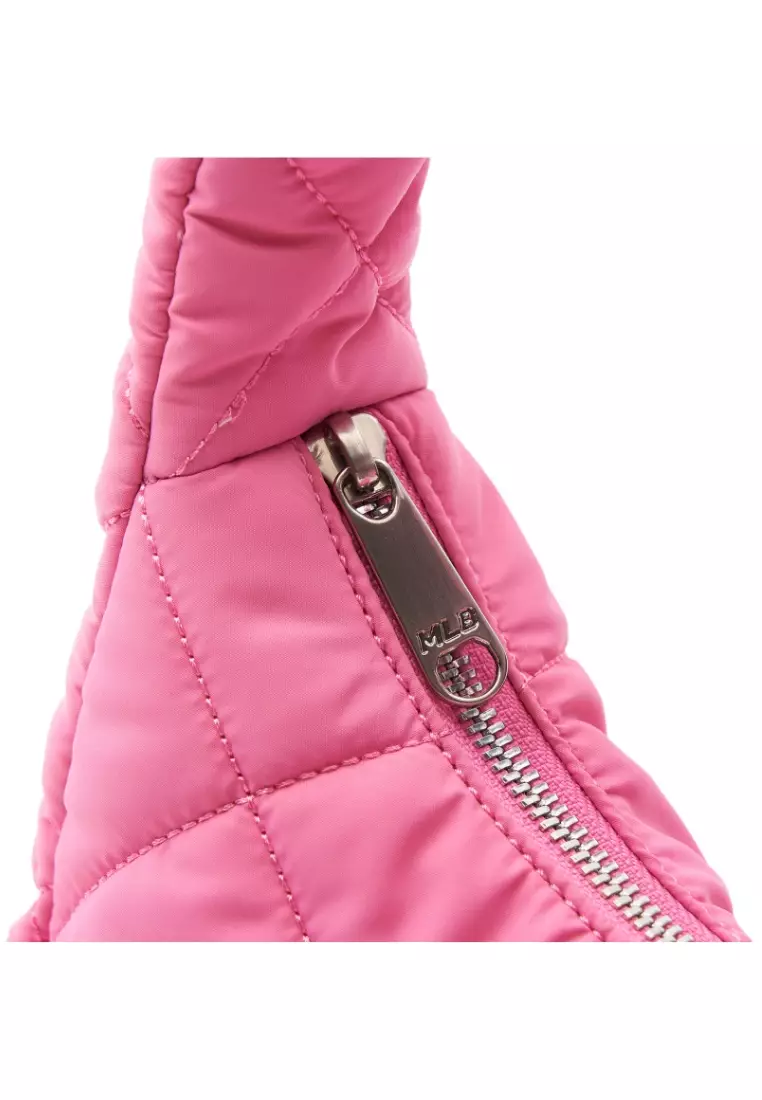 Padding Quilted M-Hobo Bag - Pink