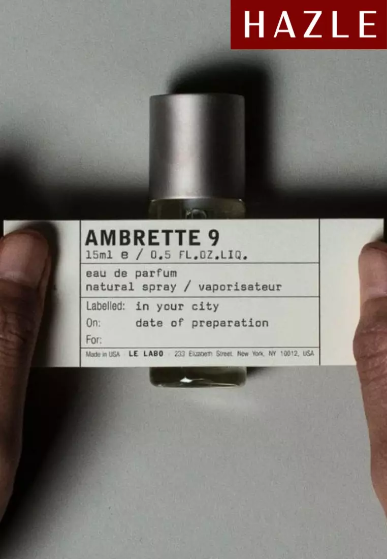 Jual Le Labo Ambrette 9 Unisex EDP 15 ml Original 2026 | ZALORA