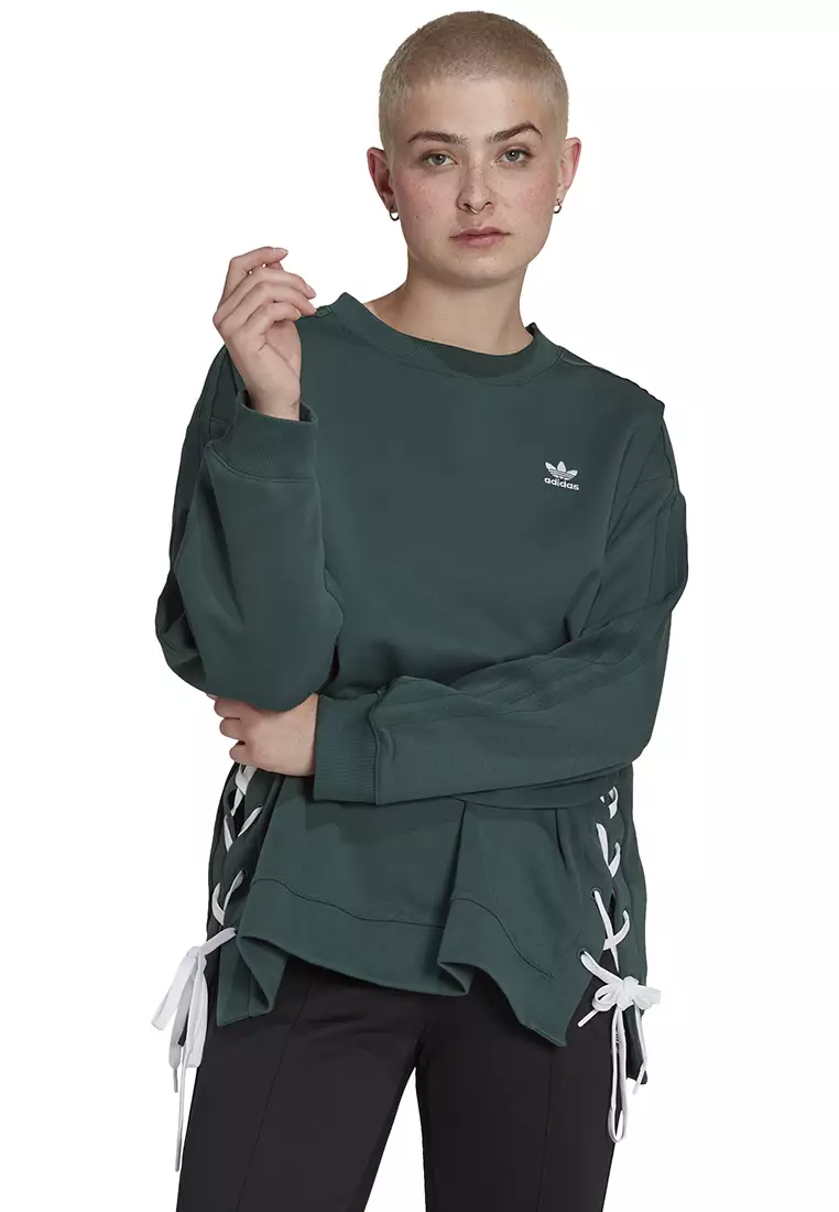 Adidas lace discount sweatshirt