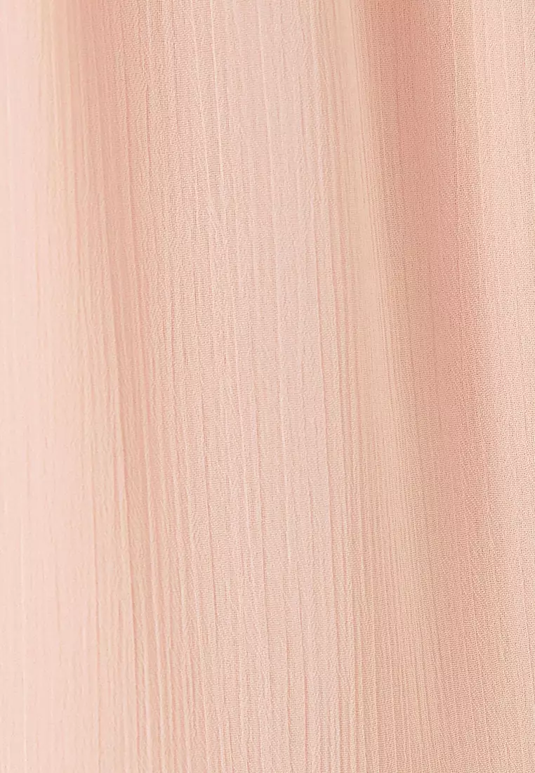 Chiffon Ruffle Long Dress