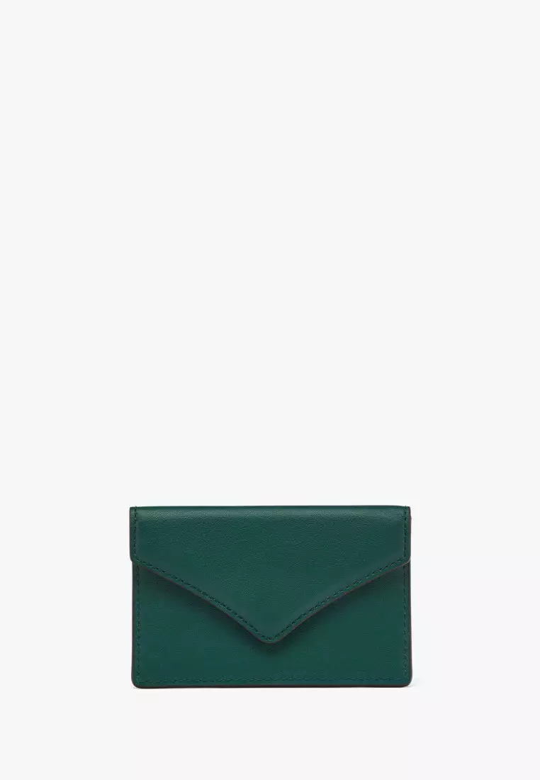 [MCM]★韓国人気★Aren Spanish Calf Leather Card Pouch Medium Aren Wristlet Zip Pouch in Maxi Monogram Leather