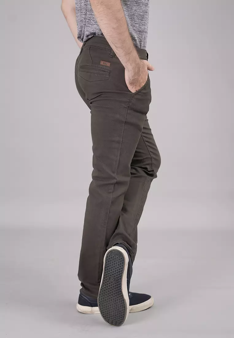 LGS - Celana Panjang Chinos - Double Pocket Coklat CCT.567.S040.002.C