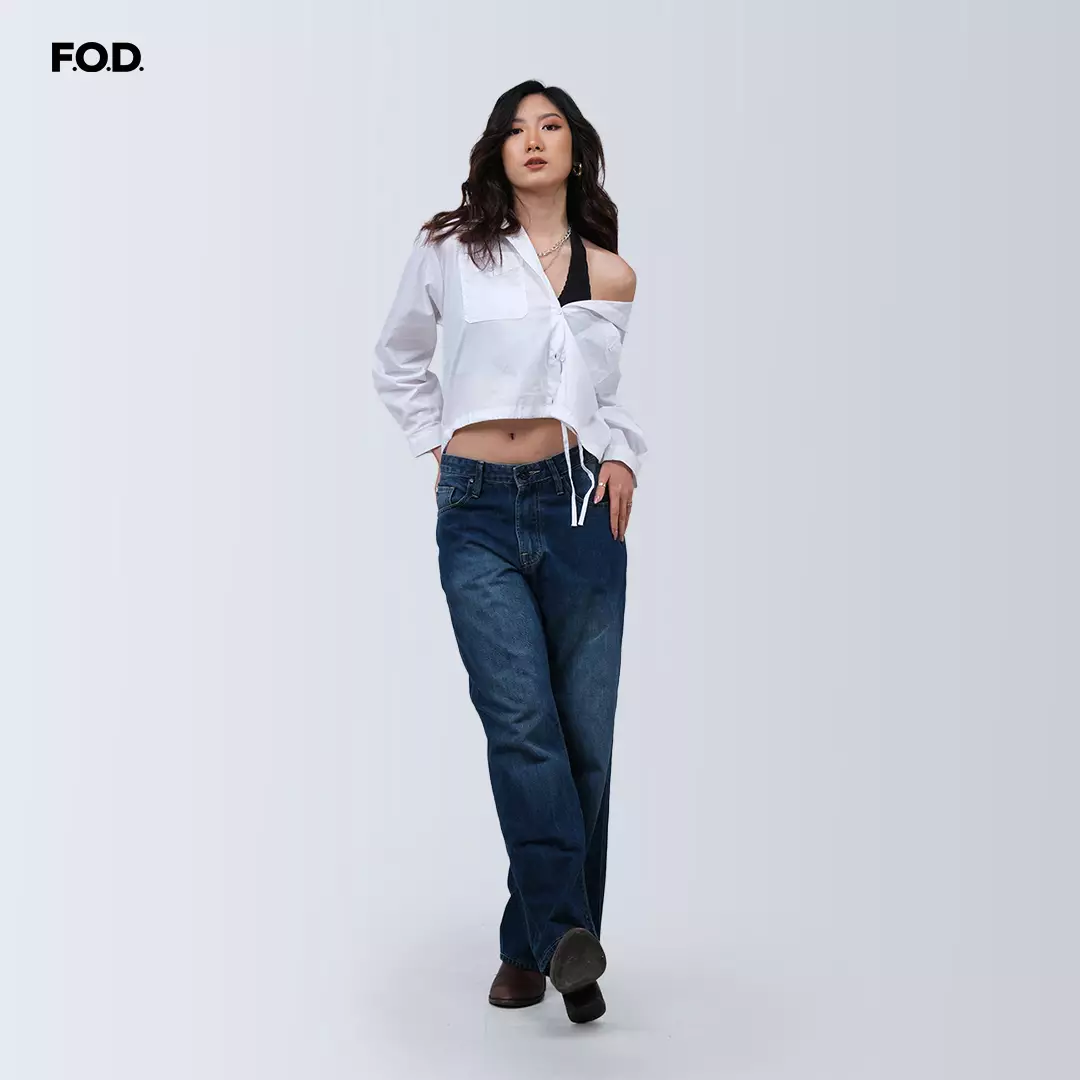 Kemeja Wanita Becca Offwhite