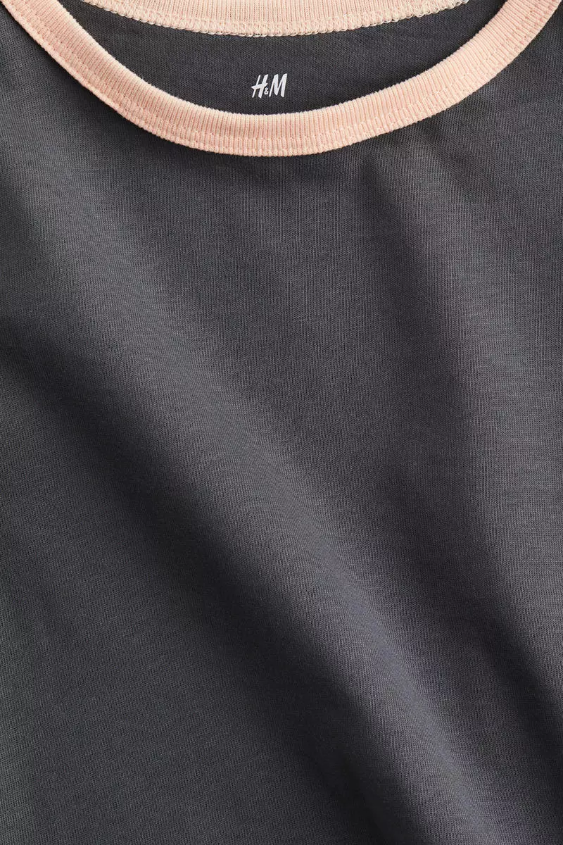 Cotton jersey top