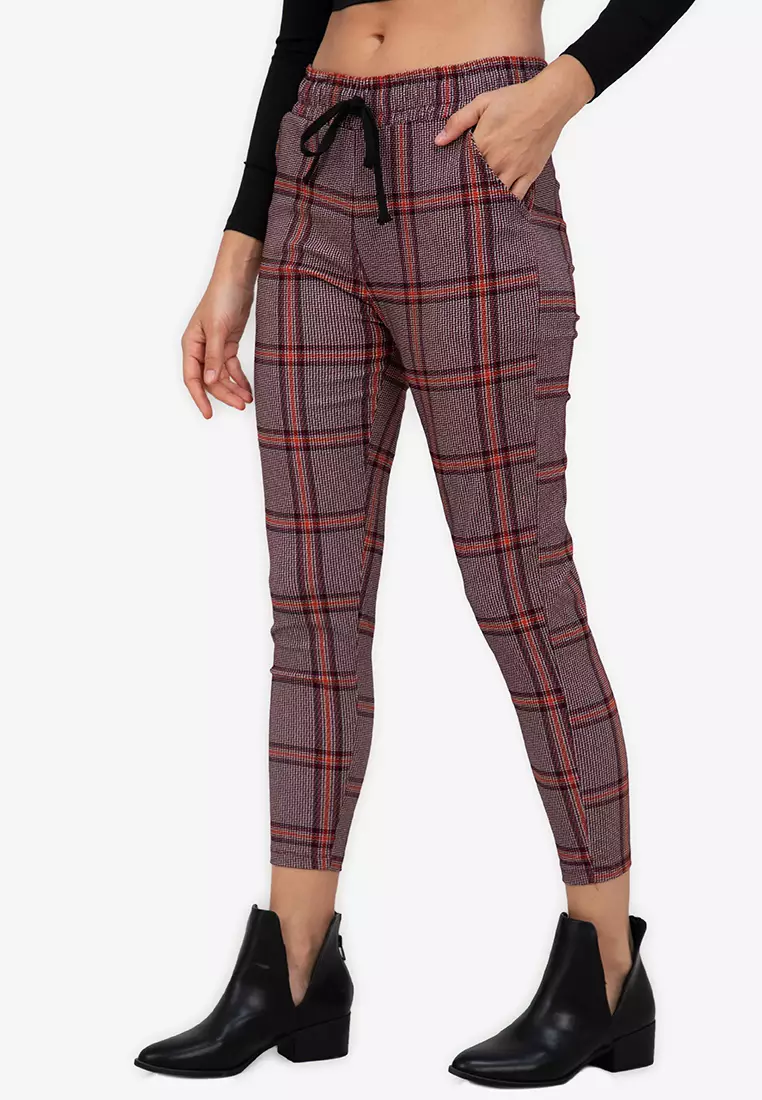 Checkered jeggings online