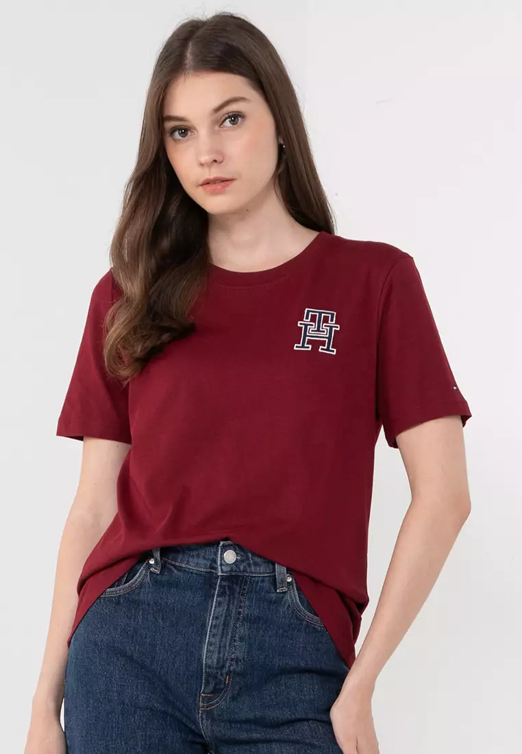 Buy Tommy Hilfiger Monogram Modern Crew Neck T Shirt 2024 Online