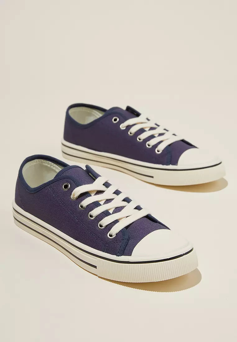 Harlow Lace Up Plimsoll Sneakers