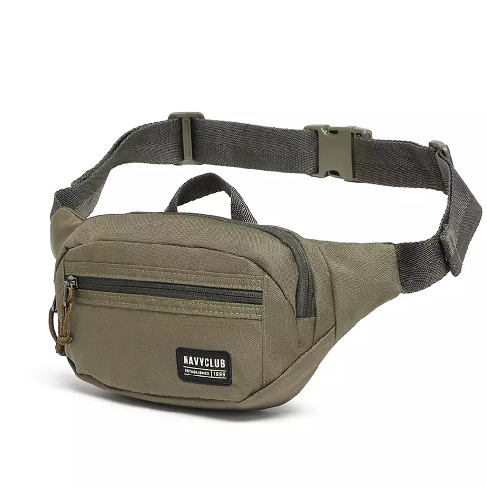 Navy Club Tas Pinggang GJJB Waist Bag - Tas Pria Wanita Crossbody Bags Tas Outdoor