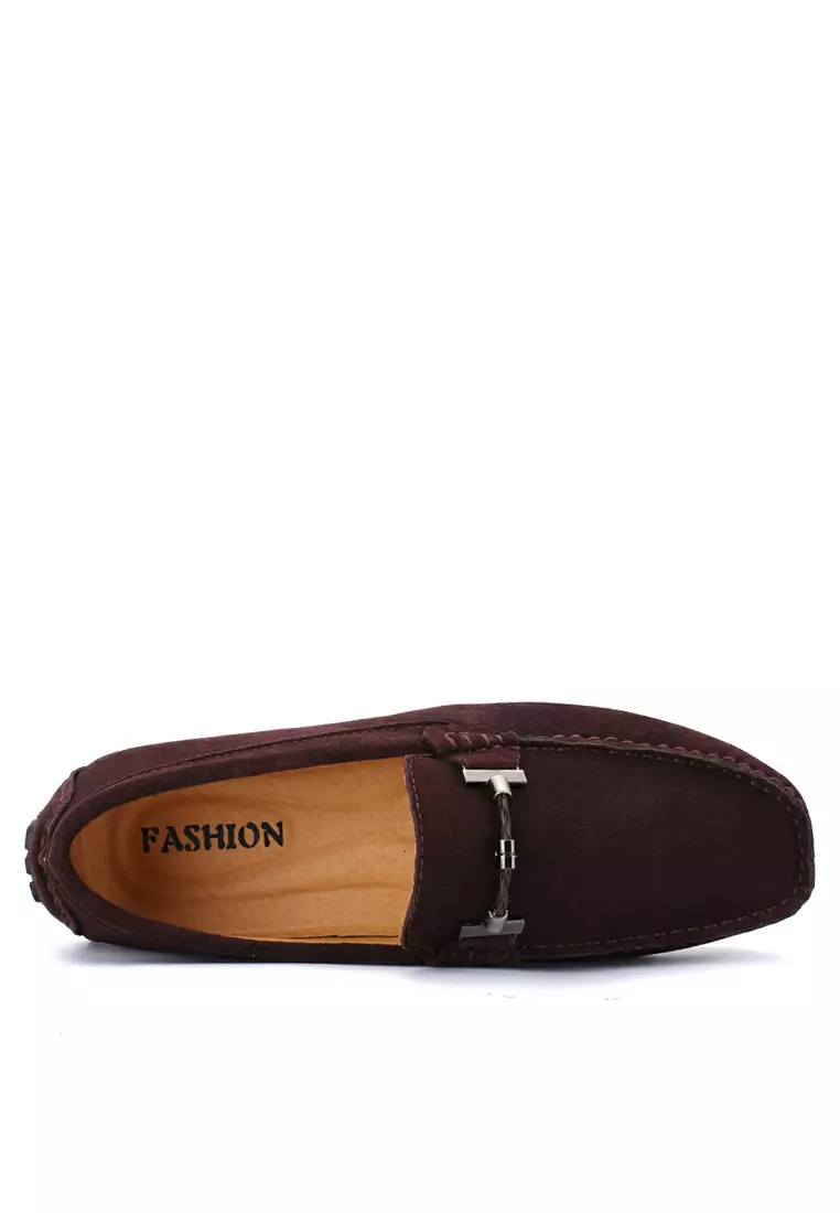 真牛猄皮純手工縫線帆船鞋YY5088