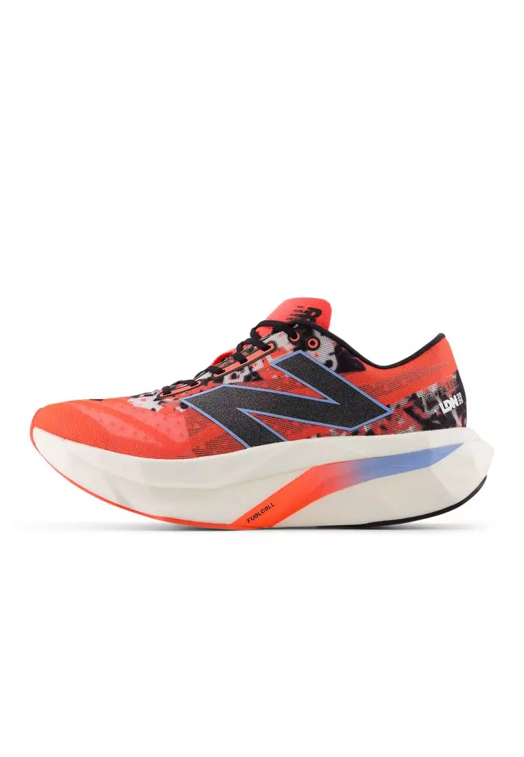 New Balance Women's TCS London Marathon FuelCell SuperComp Elite v4 (Standard Fit) - Urgent Red