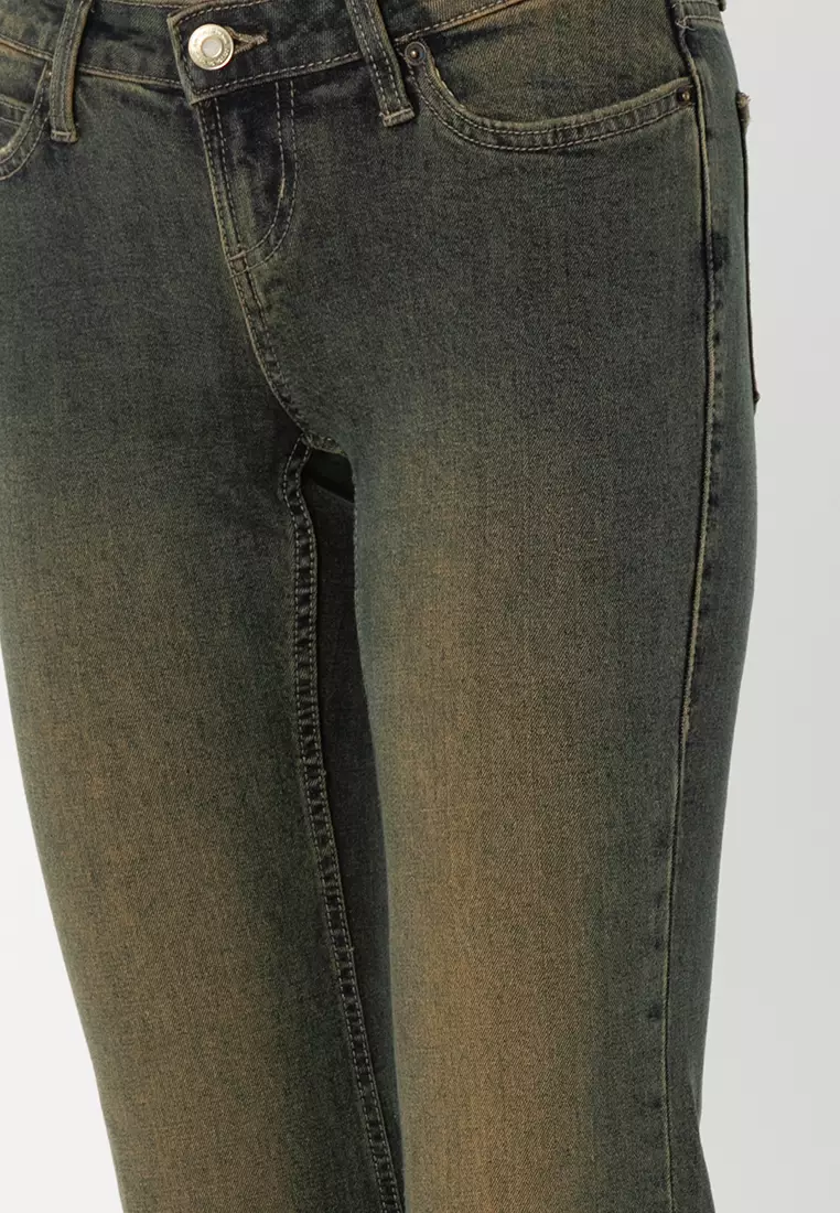 Low Rise Bootcut Jeans