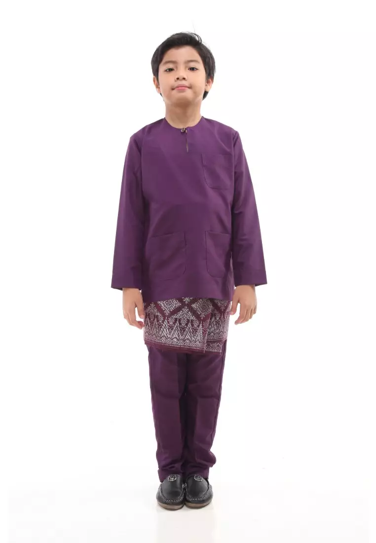 Baju Melayu Moden Teluk Belanga For Kids