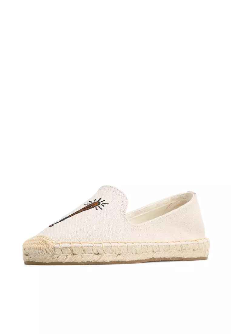 Embroidered Canvas Espadrilles HB45433