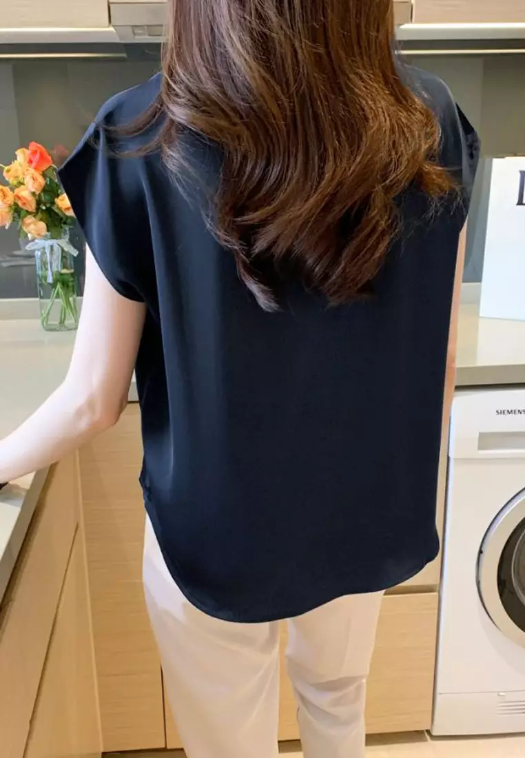 Plain Satin Blouses