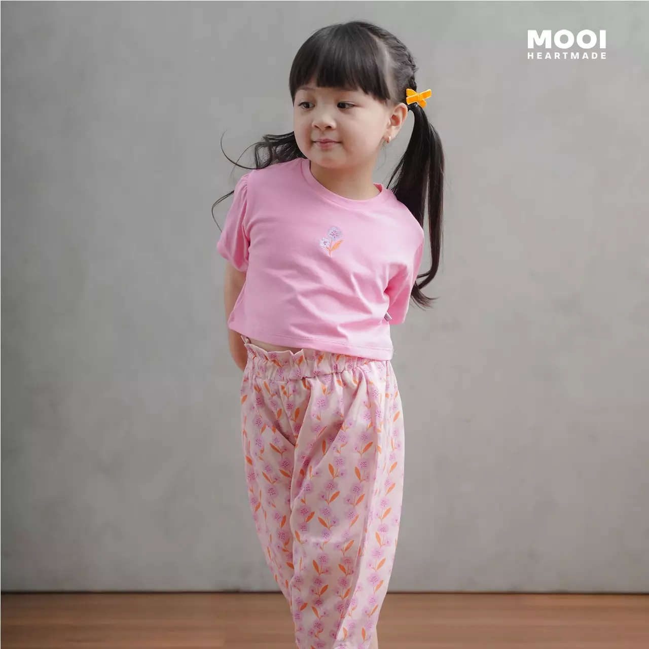 Mooi Setelan Anak Perempuan Callie Set - Fushia