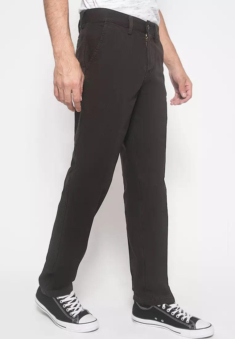 LGS - Celana Panjang Chinos Pria Warna Coklat CCT.500.027.003.C