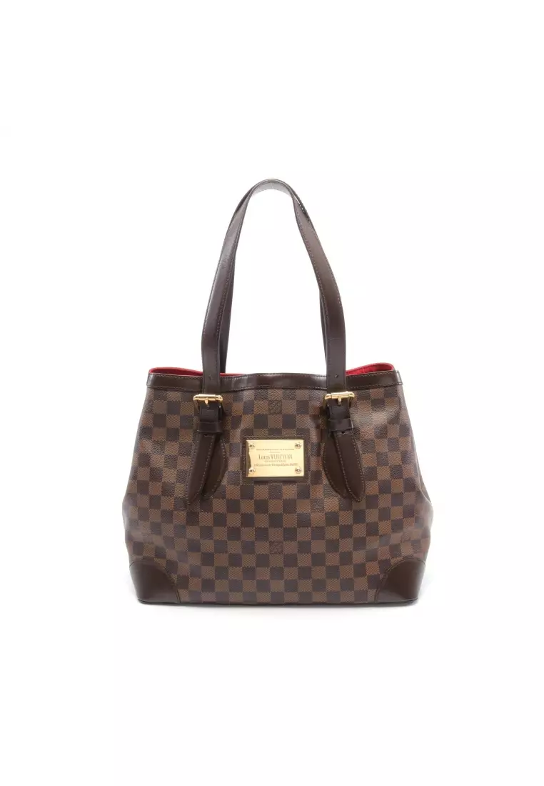 Buy Louis Vuitton Pre-loved LOUIS VUITTON Hampstead MM Damier ebene  Shoulder bag tote bag PVC leather Brown 2023 Online