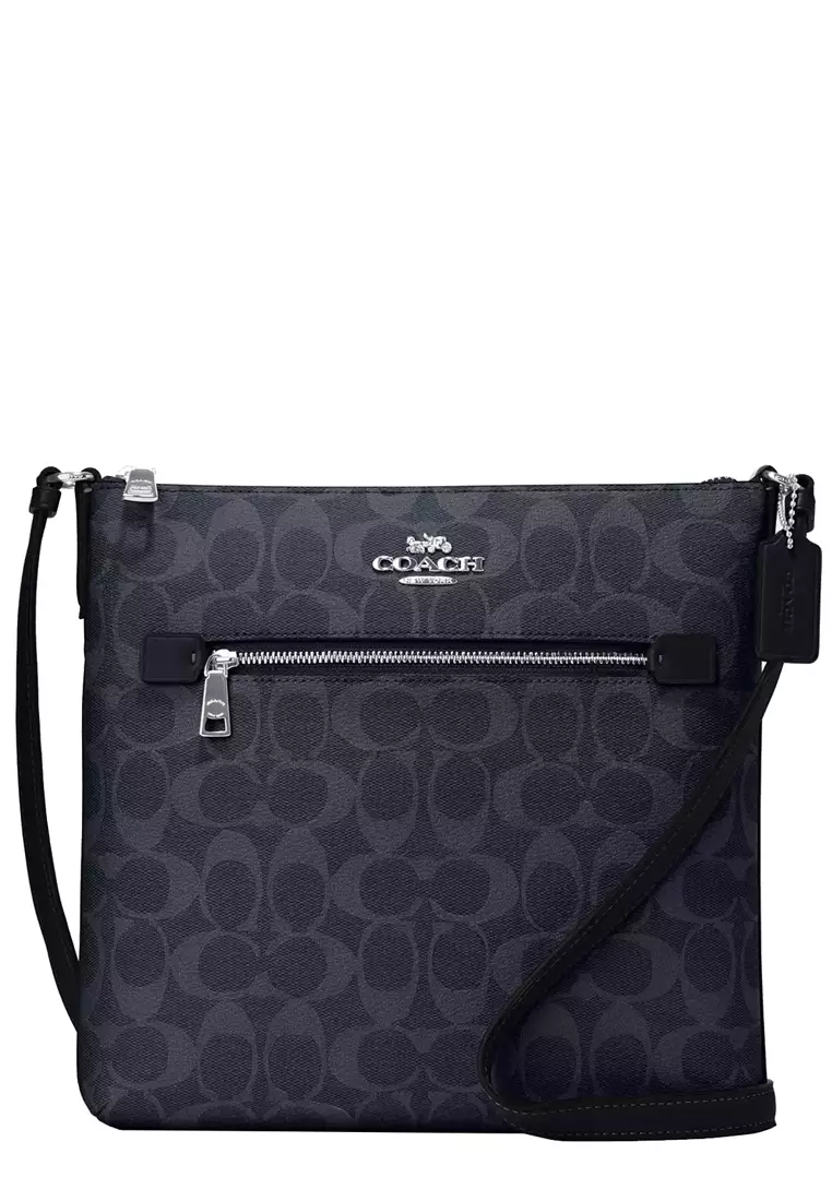 Coach Rowan File outlet Bag In Signature Canvas